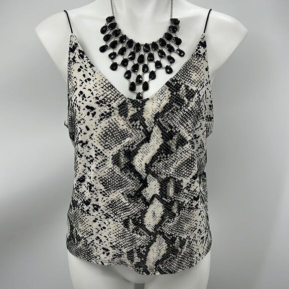 Vibe snake print extra large cropped stretchy cami - Picture 1 of 5